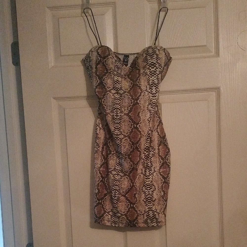 Stylish Snake Print Dress